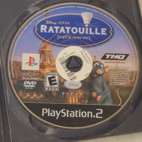 Ratatouille Sony PS2 Playstation 2 Video Game 2007 Black Label w/ Manual - Picture 7 of 7